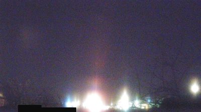 Rural Netherlands at night, mostly dark sky with distant lights